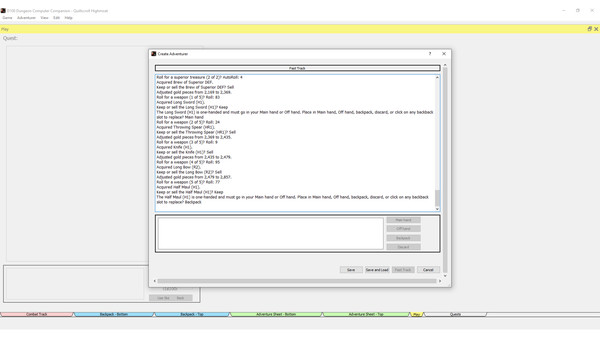 D100 Dungeon - The Adventurers Companion screenshot 2