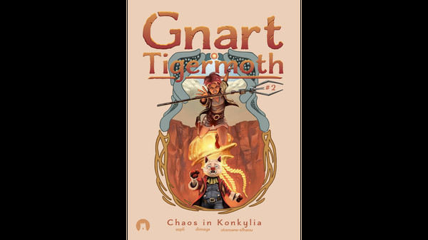 Screenshot z EARTHLOCK Comic Book #3: Gnart Tigermoth: Chaos in Konkylia