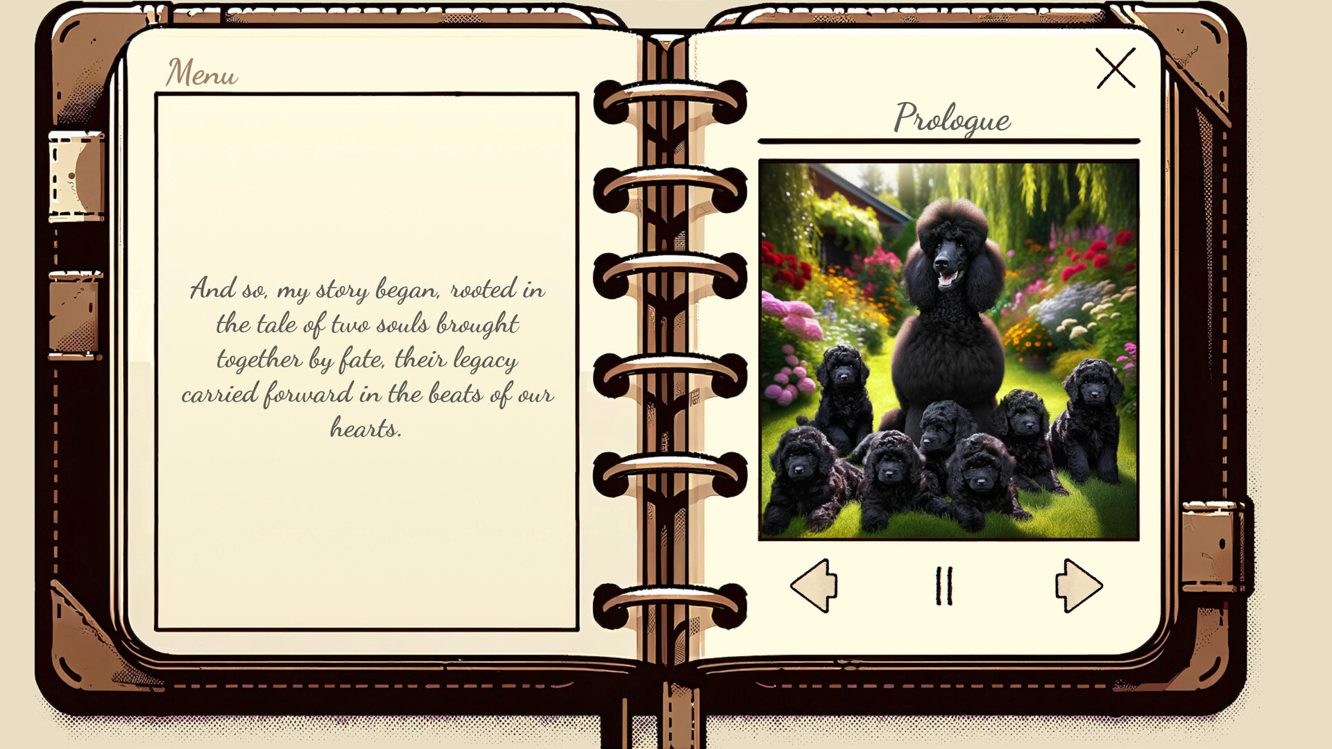 My Poodle's Diary - Visual Novel screenshot #2