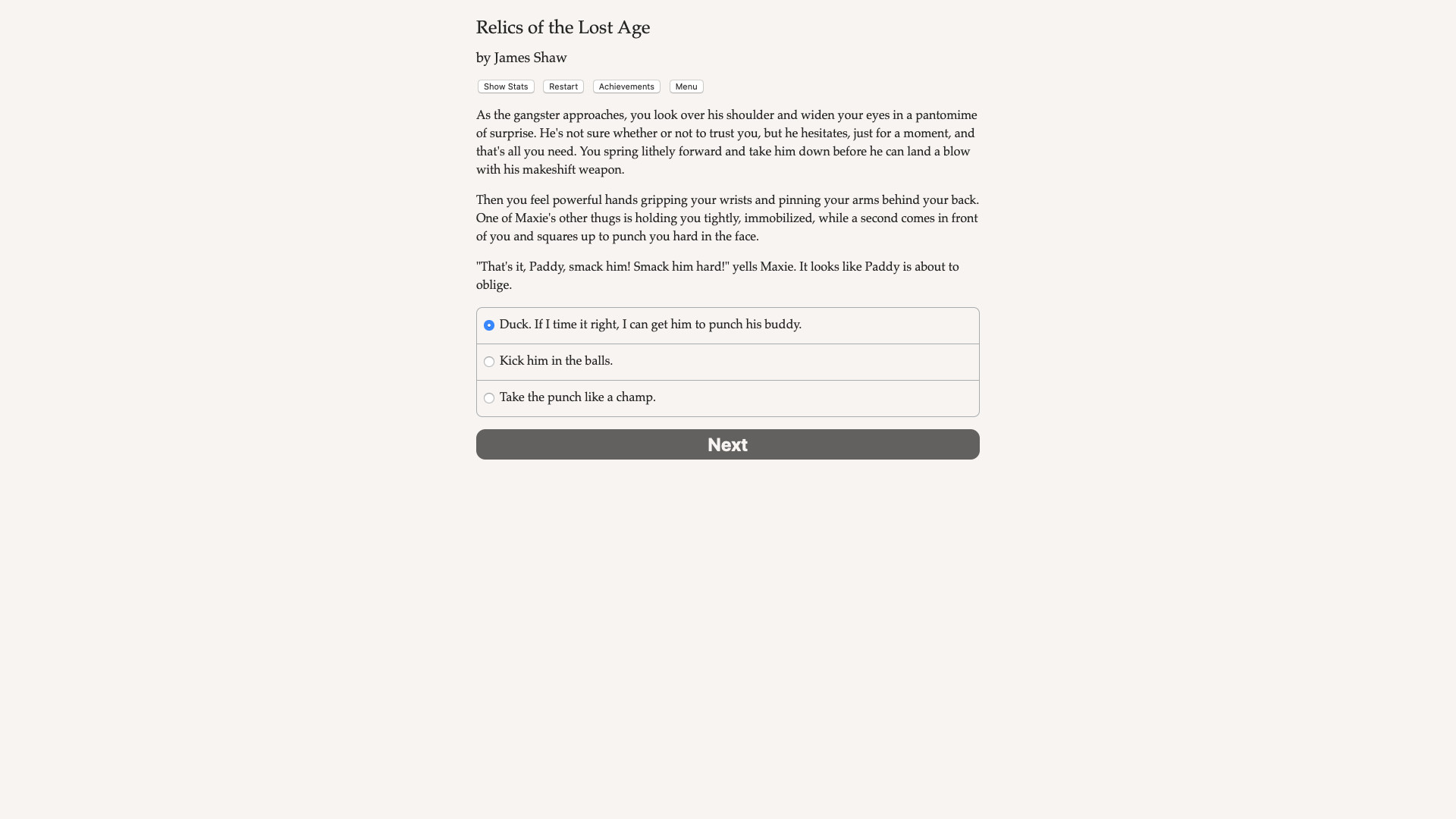 #5. Relics of the Lost Age (Steam) بواسطة: Hosted Games