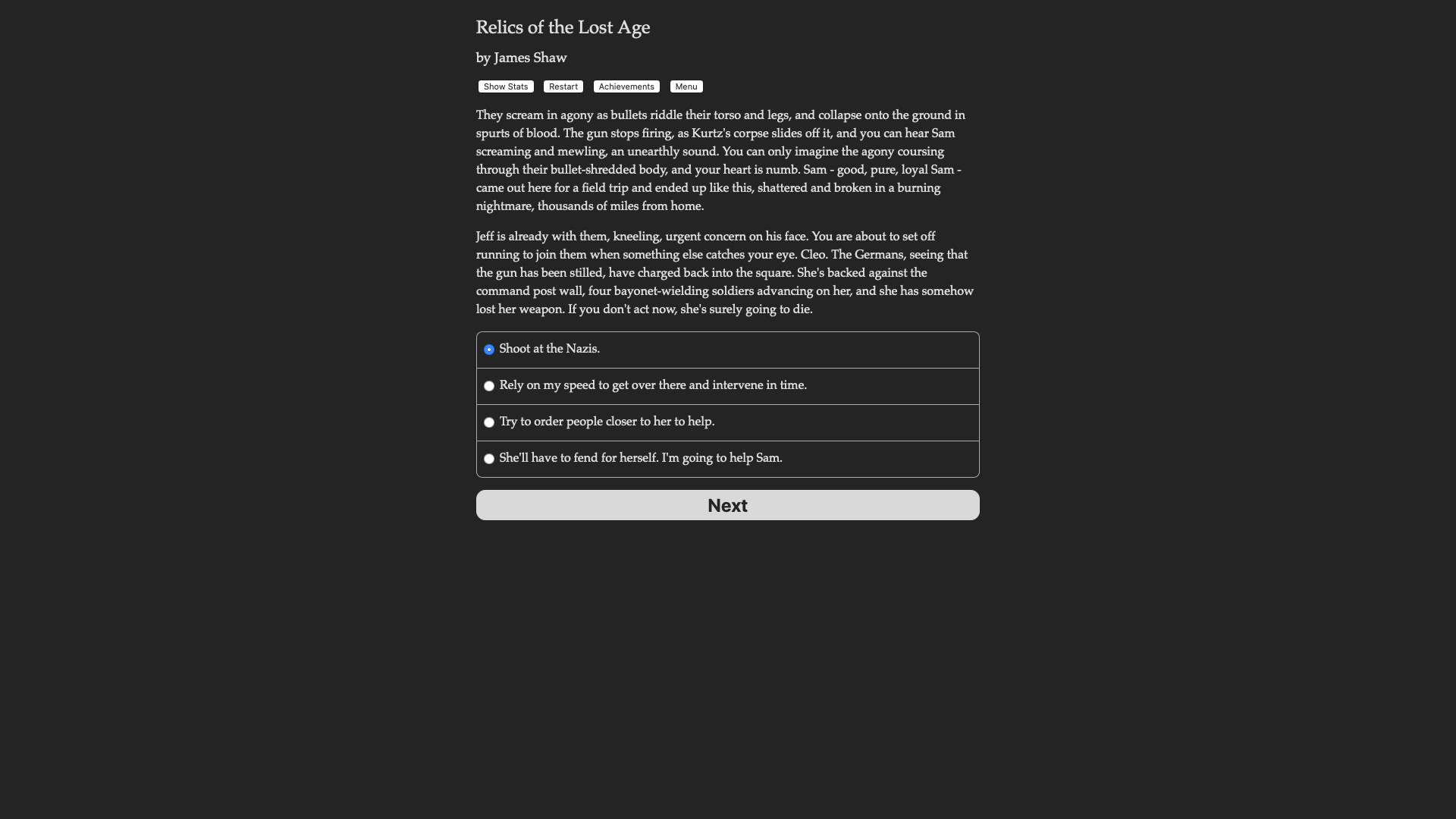 #3. Relics of the Lost Age (Steam) بواسطة: Hosted Games