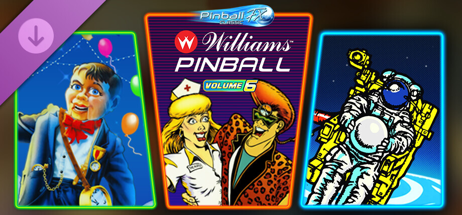 Pinball FX Classic - Williams™ Pinball: Volume 6 cover art