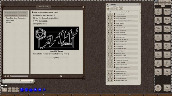 Fantasy Grounds - Rise of the Drow: Underworld Encounters
