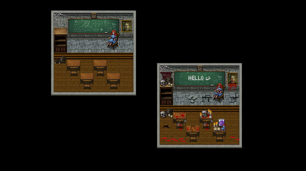 RPG Maker MZ - Haunted School Tiles