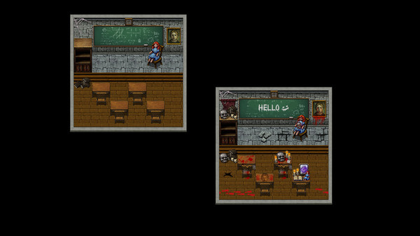 KHAiHOM.com - RPG Maker MZ - Haunted School Tiles