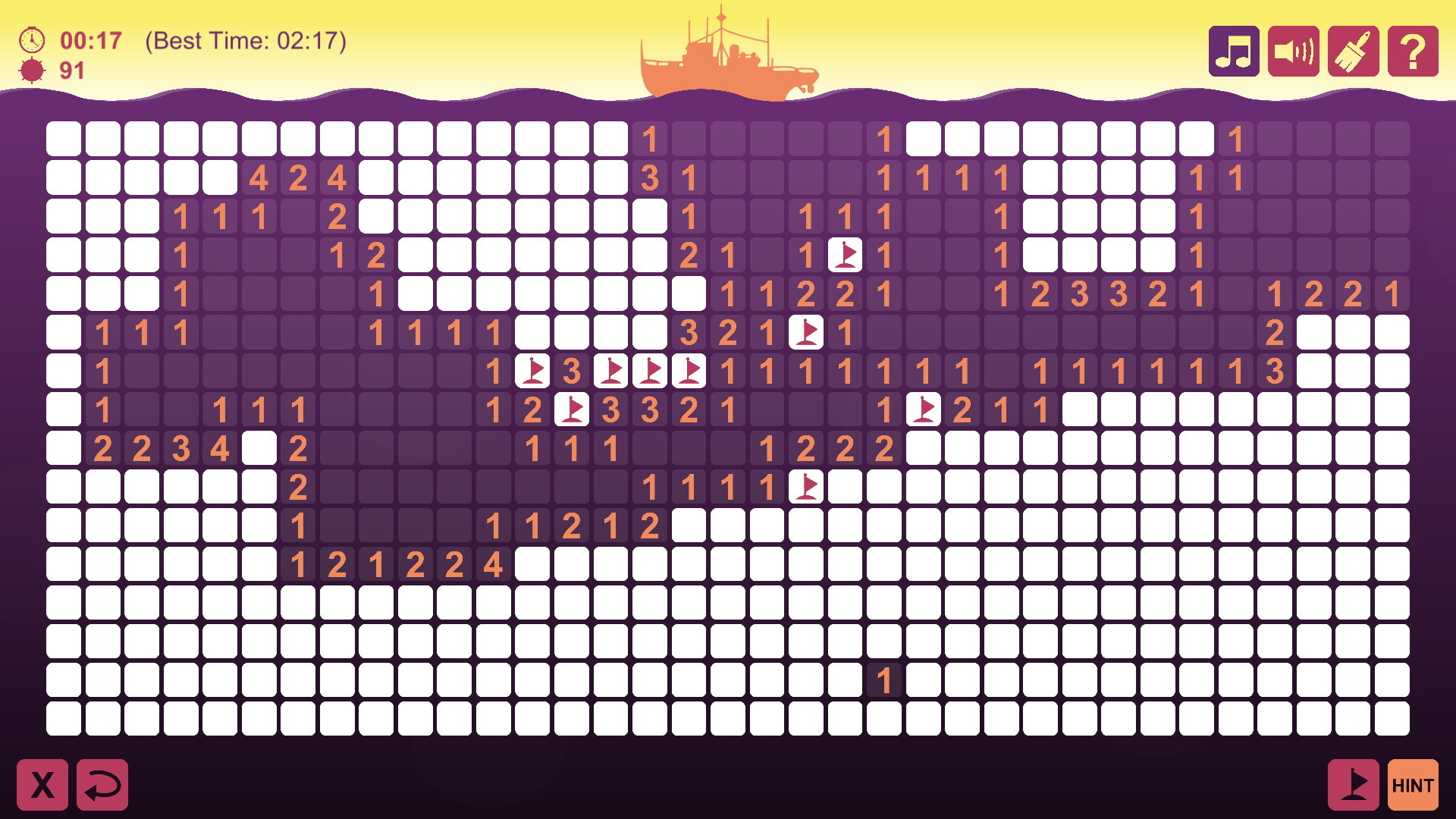 #3. Minesweeper Classy (Steam) 由: Erlend Kirkeboe