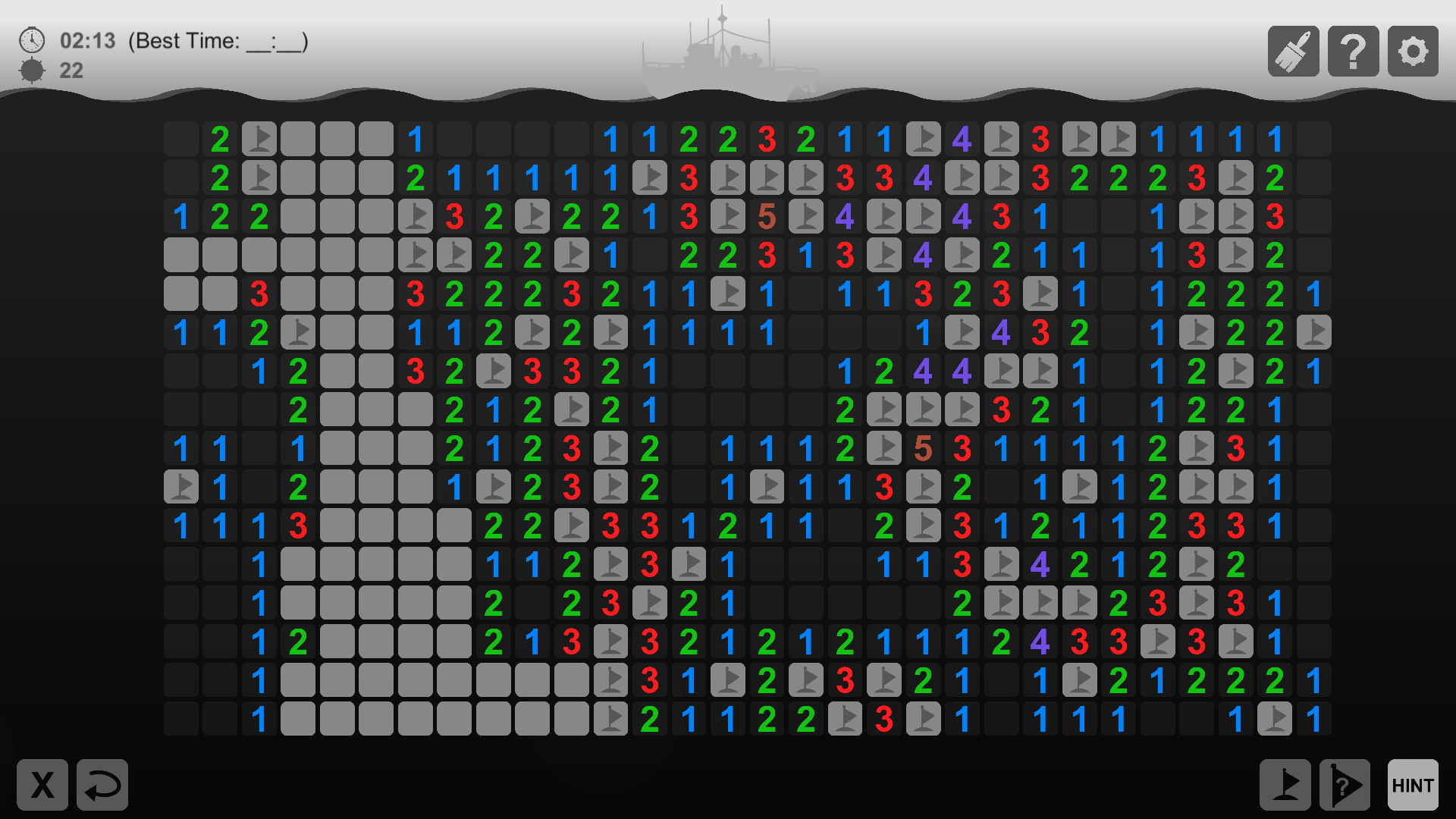 #1. Minesweeper Classy (Steam) 由: Erlend Kirkeboe