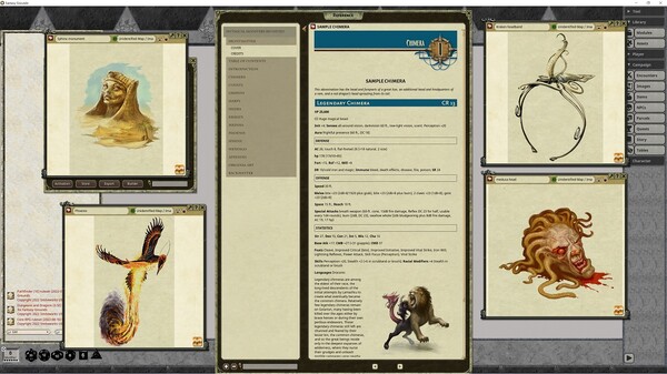 Fantasy Grounds - Pathfinder RPG - Campaign Setting: Mythical Monsters Revisited