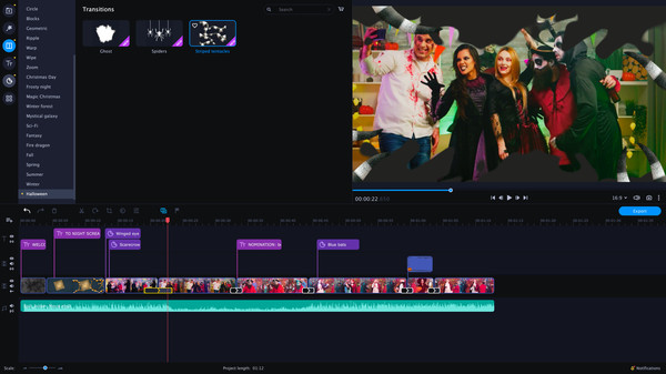Movavi Video Editor Plus 2020 Effects - Halloween Pack