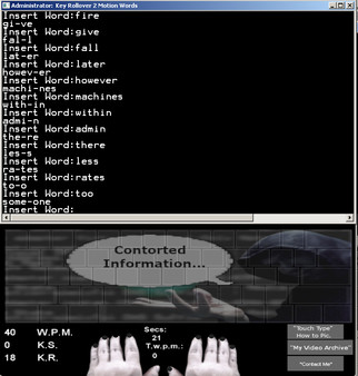 Touch Typing Home Row Speed Grinder - Contorted Information Skin + Physical Access Ethical Hacking Windows Xp, Vista, 7, 8, 10 & Linux Tutorial Access