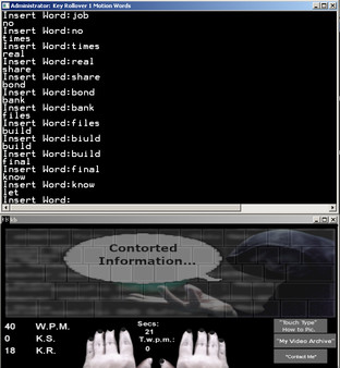 Touch Typing Home Row Speed Grinder - Contorted Information Skin + Physical Access Ethical Hacking Windows Xp, Vista, 7, 8, 10 & Linux Tutorial Access