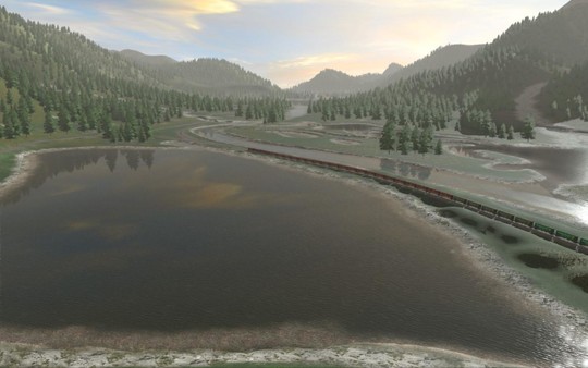 Screenshot z Trainz 2019 DLC - Canadian Rocky Mountains Baker Crk to West of Calgary Screenshot z Trainz 2019 DLC - Canadian Rocky Mountains Baker Crk to West of Calgary