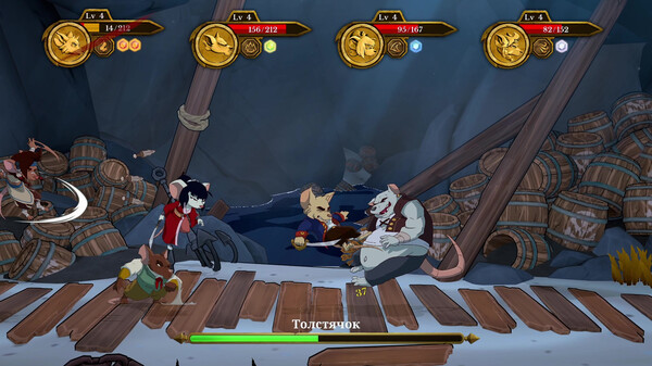 Screenshot z Curse of the Sea Rats