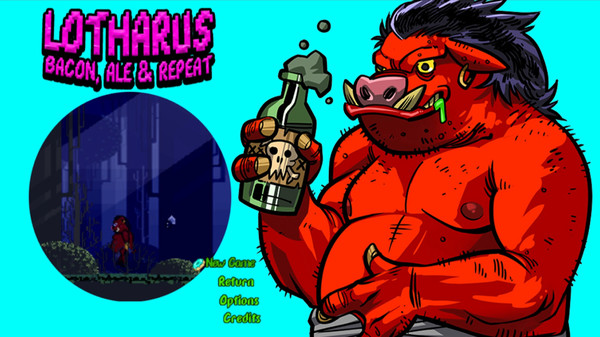 Screenshot z Lotharus - Bacon, Ale & Repeat