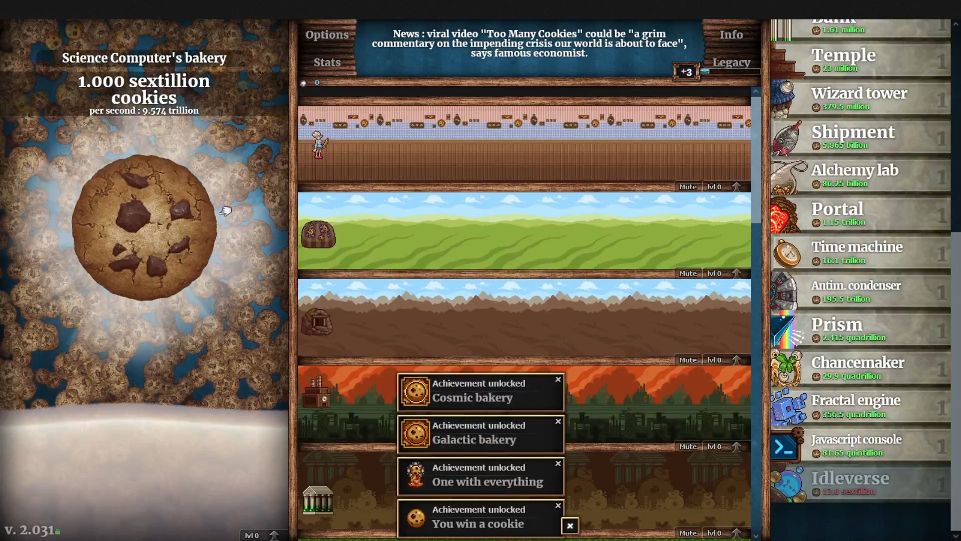 Screenshot #3 for Cookie Clicker