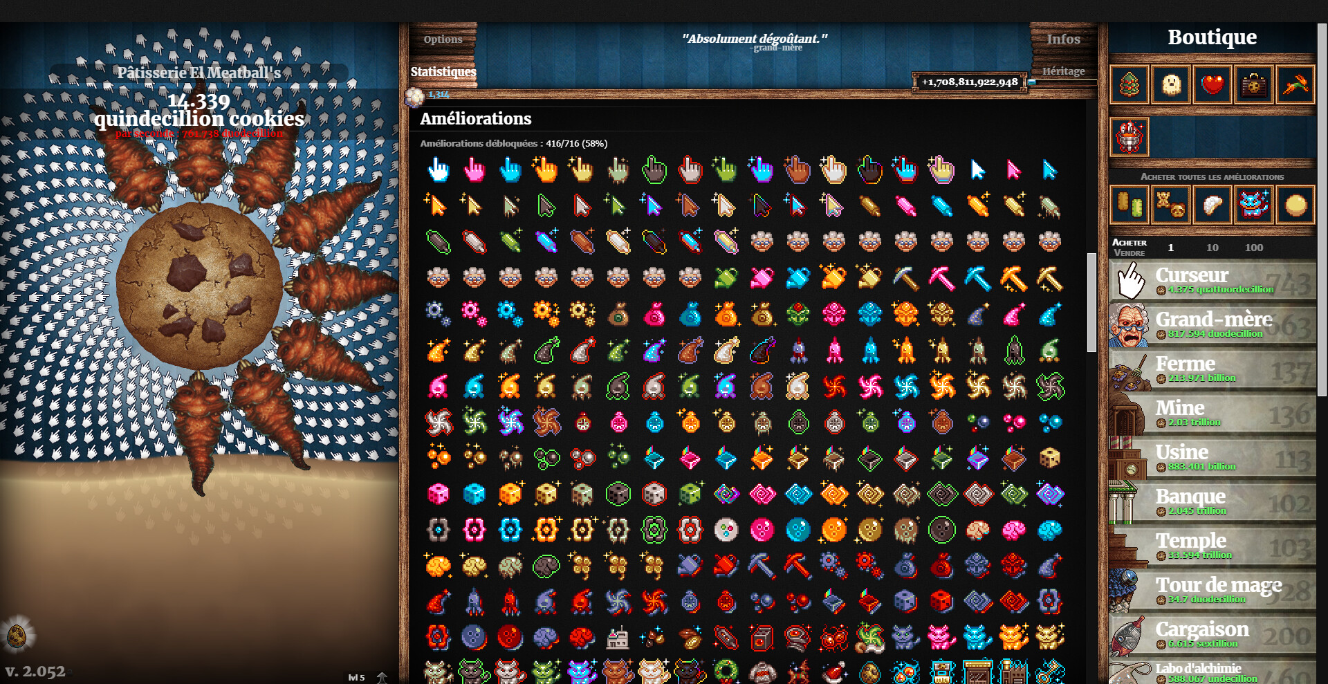 Screenshot Cookie Clicker
