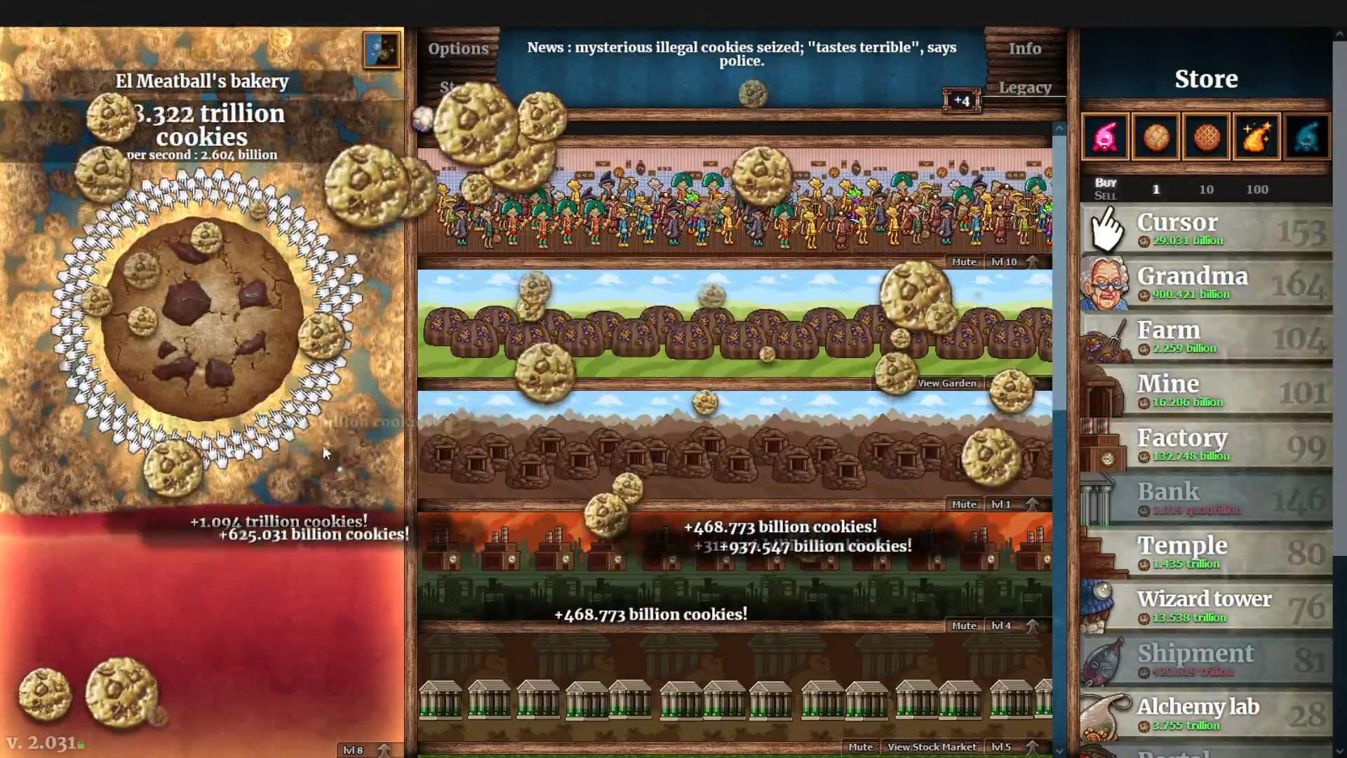 Screenshot #4 for Cookie Clicker