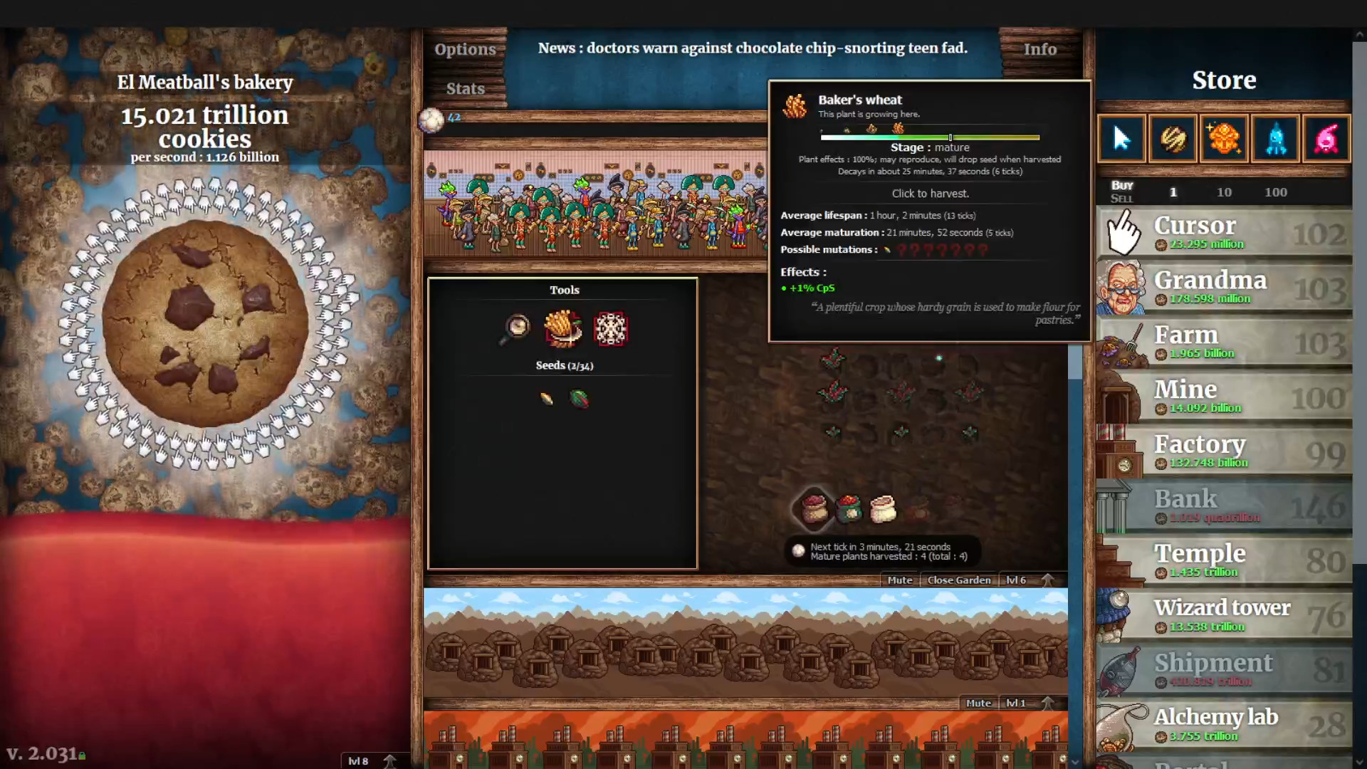 Screenshot #7 for Cookie Clicker