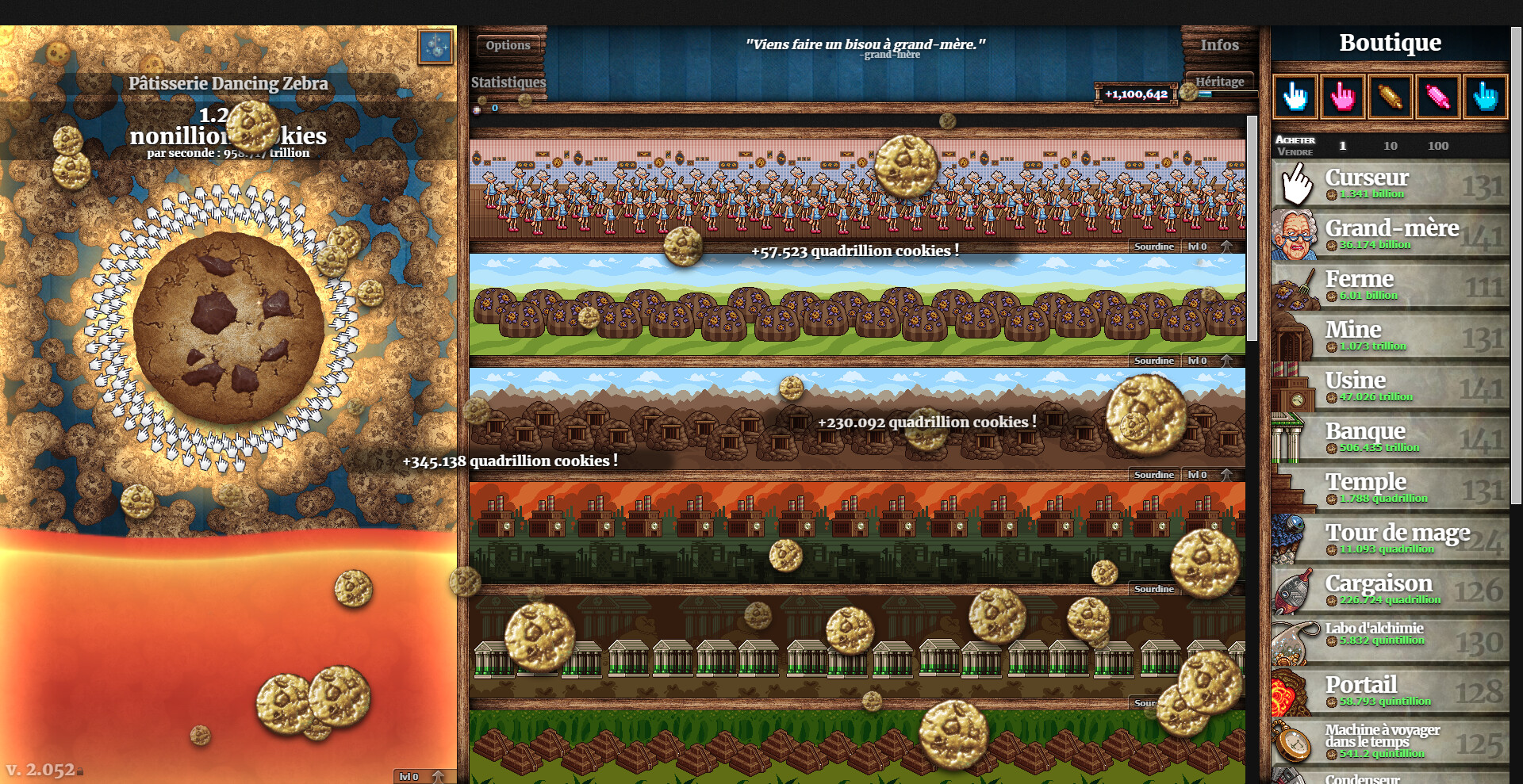 Cookie Clicker : capture