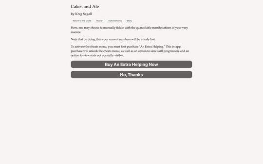 Screenshot z Jolly Good: Cakes and Ale — An Extra Helping