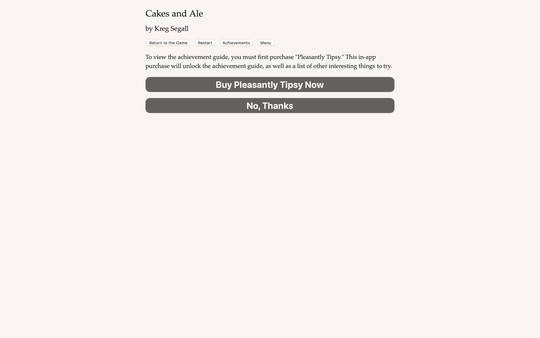 Screenshot z Jolly Good: Cakes and Ale — Pleasantly Tipsy