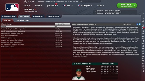 Out of the Park Baseball 22 screenshot