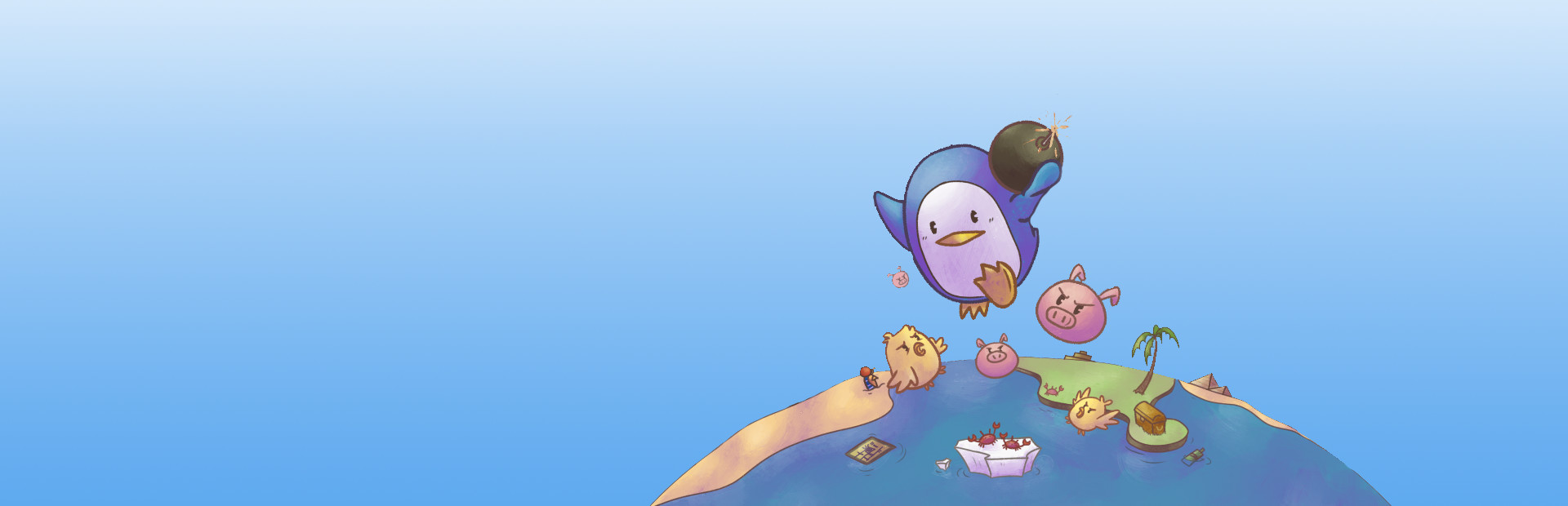 Pocket Penguin DX ( ポケットペンギン): A Retro Style Adventure