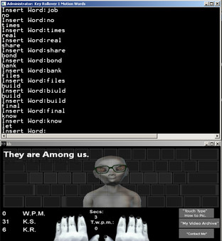 Touch Typing Home Row Speed Grinder - iReact Alien Skin They Are Among Us