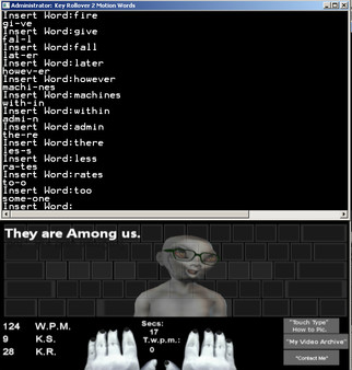 Touch Typing Home Row Speed Grinder - iReact Alien Skin They Are Among Us
