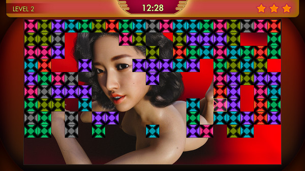 Screenshot of Temptations X gameplay showing in-action mechanics