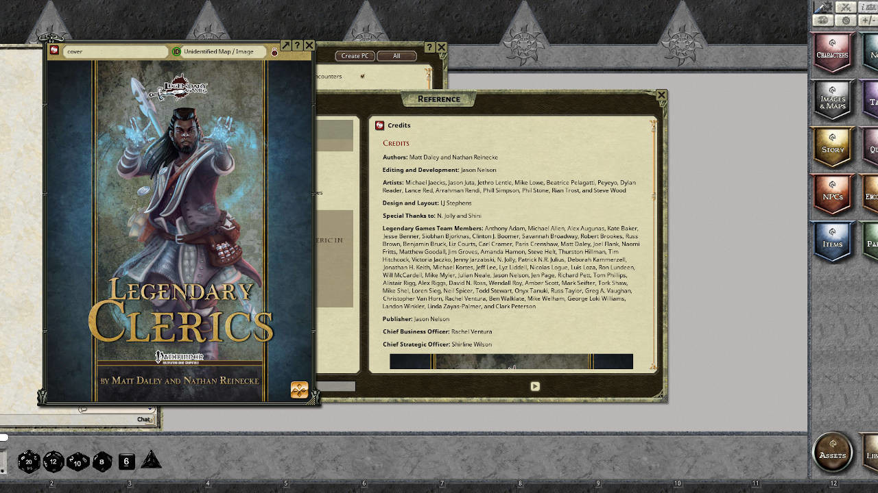 Fantasy Grounds - Legendary Clericsのスクリーンショット 1