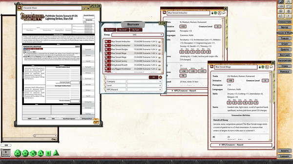 Fantasy Grounds - Pathfinder 2 RPG - Pathfinder Society Scenario #1-24: Lightning Strikes, Stars Fall