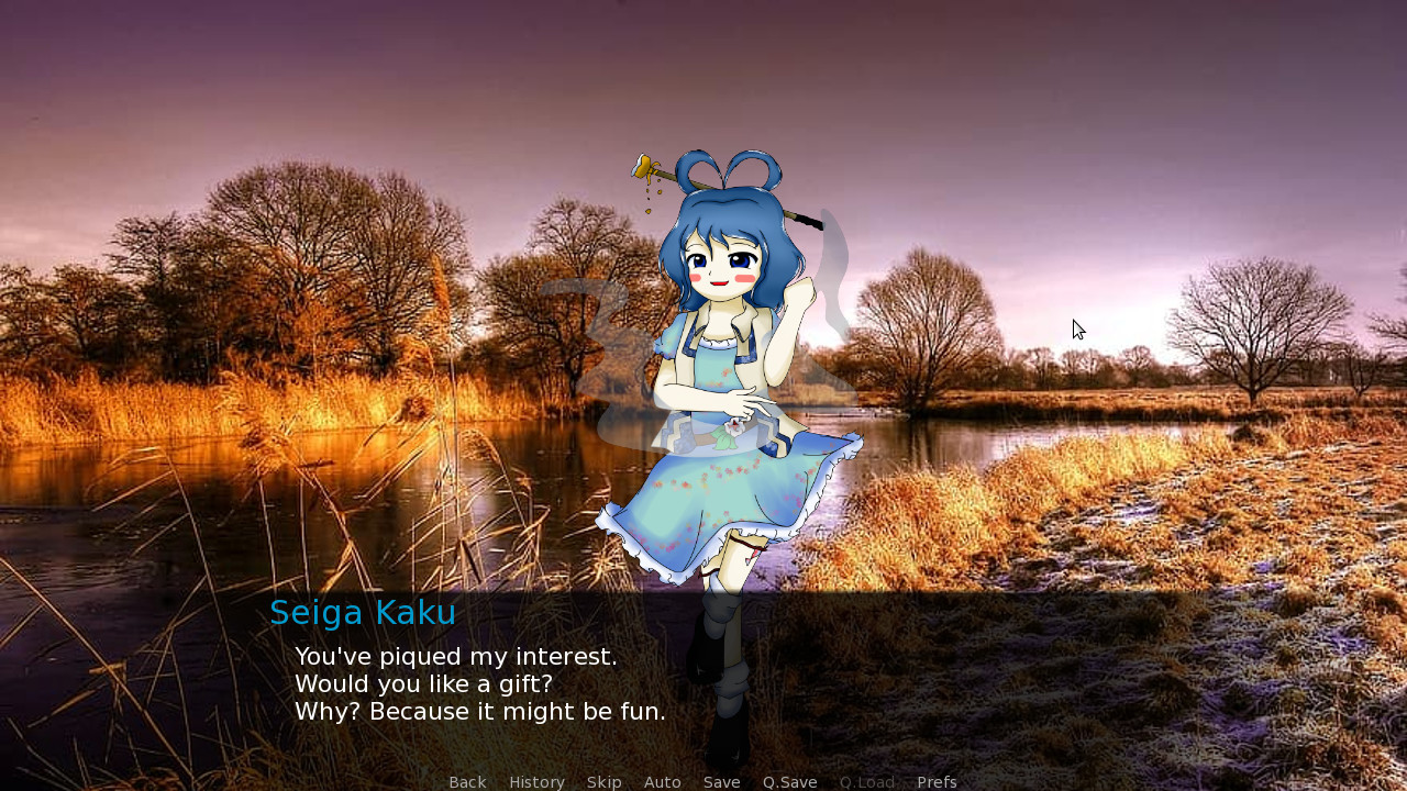 Seiga Kaku uses her amazing Taoist arts and gives you a life lesson Featured Screenshot #1