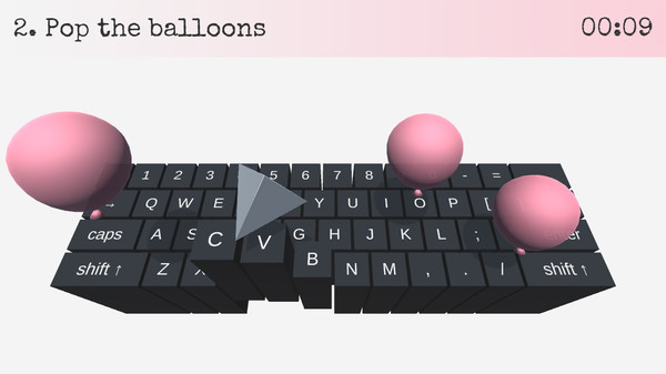 On Key Up: A Game for Keyboards screenshot 2