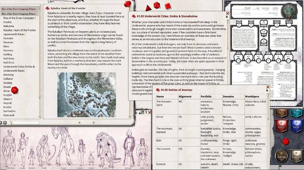 Fantasy Grounds - Rise of the Drow: Campaign Primer