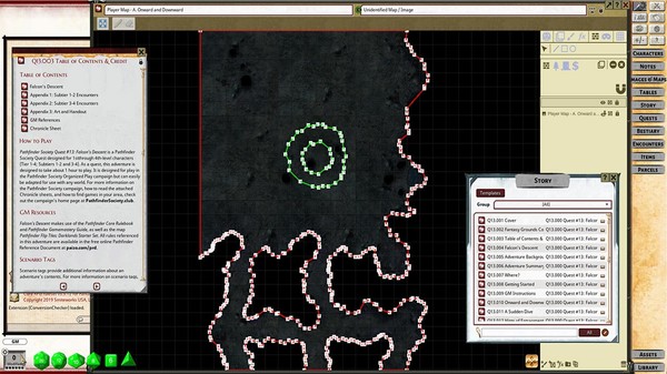 Fantasy Grounds - Pathfinder 2 RPG - Pathfinder Society Quest #13: Falcons' Descent