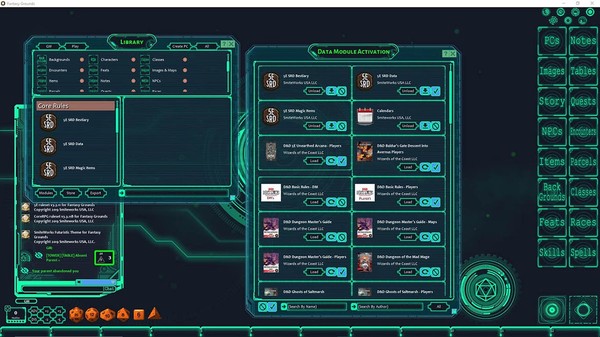 Fantasy Grounds - FG Theme - Futuristic