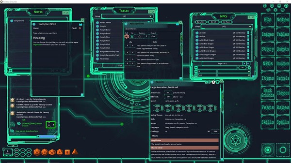 Fantasy Grounds - FG Theme - Futuristic