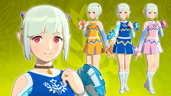 Monster Hunter Stories 2: Wings of Ruin - Ena's Outfits: Cheerleader Three-Pack (Blue/Orange/Pink)