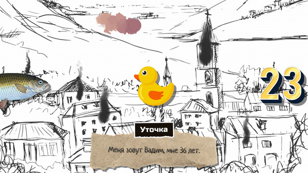 Screenshot z Odd Adventure of Chub, Color, 23 and You