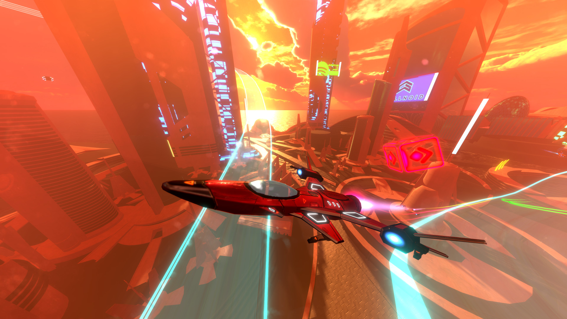 #2. Neon Wings: Air Race (Steam) By: Fubenalvo