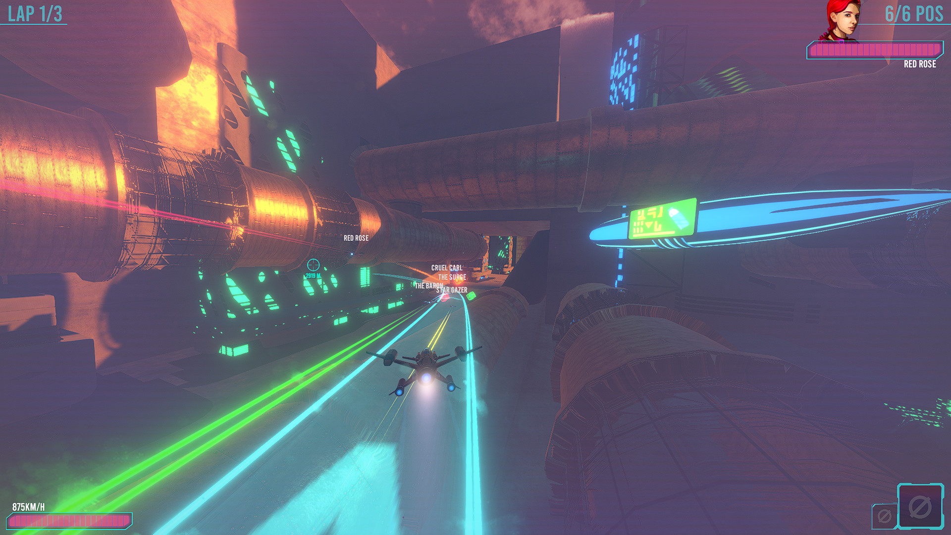 #7. Neon Wings: Air Race (Steam) By: Fubenalvo