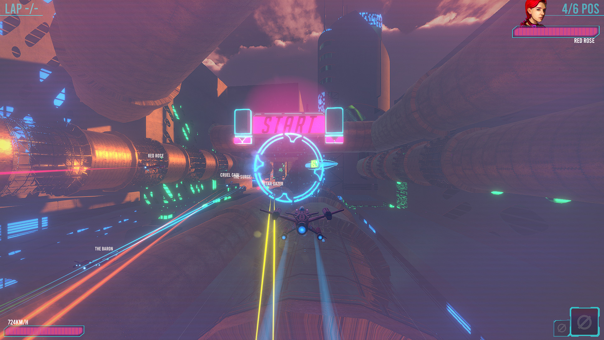 #5. Neon Wings: Air Race (Steam) By: Fubenalvo