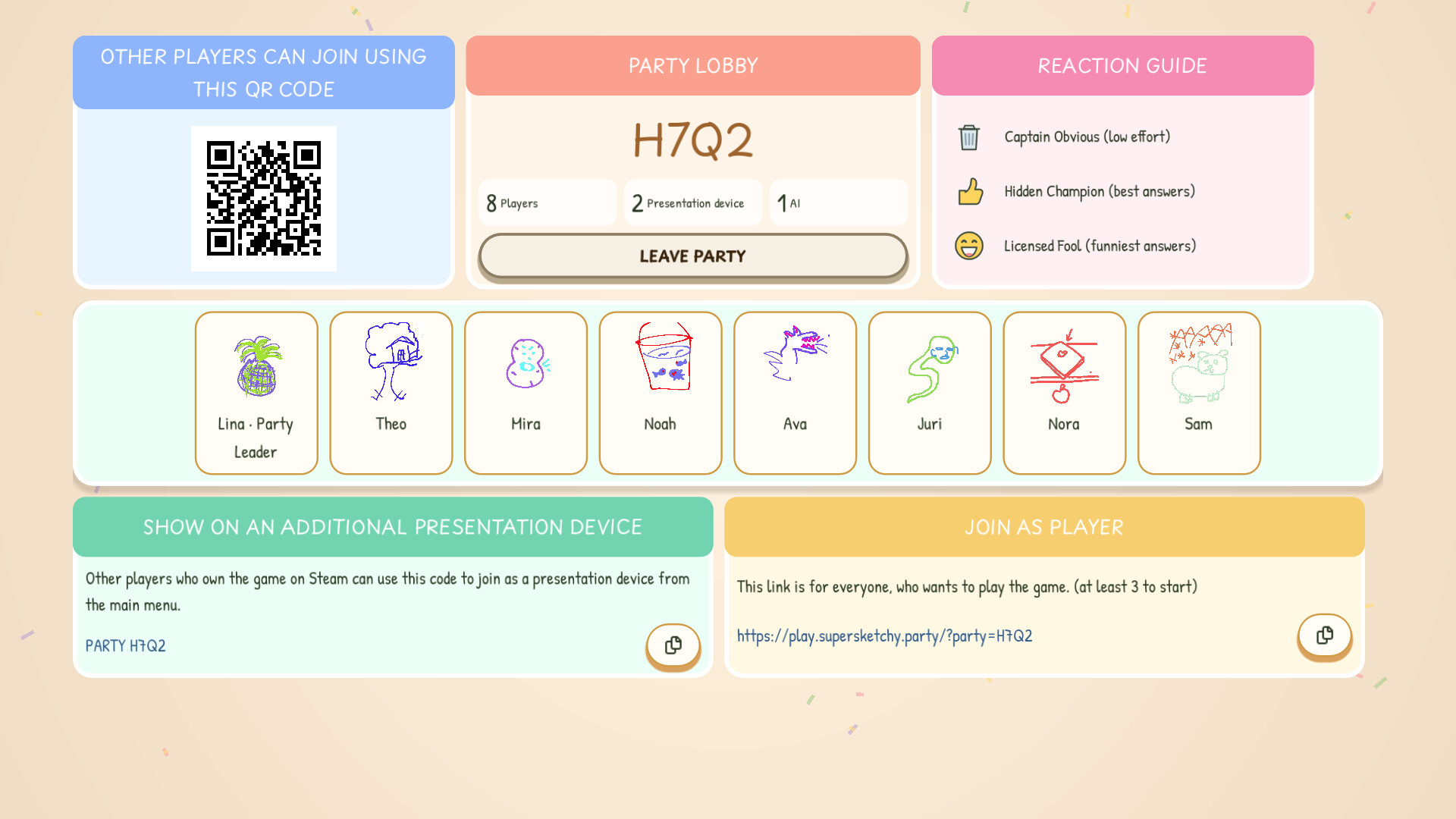 Super Sketchy Party screenshot 1