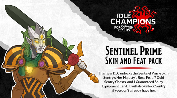 Idle Champions - Sentinel Prime Sentry Skin & Feat Pack