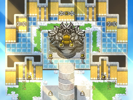 KHAiHOM.com - RPG Maker MZ - KR Elemental Dungeon Tileset - Fire Water Earth Wind