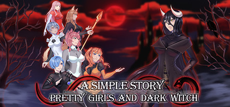 pretty girls and dark witch. a simple story vertical card thumbnail