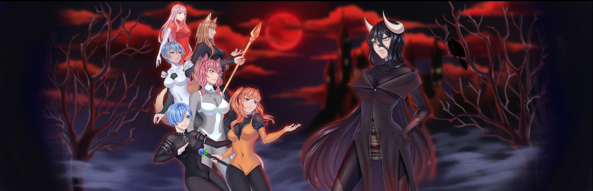 Pretty Girls and Dark Witch. A simple story