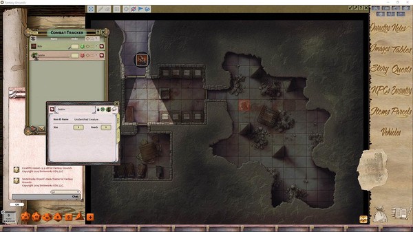 Fantasy Grounds - FG Theme - Wizard's Desk