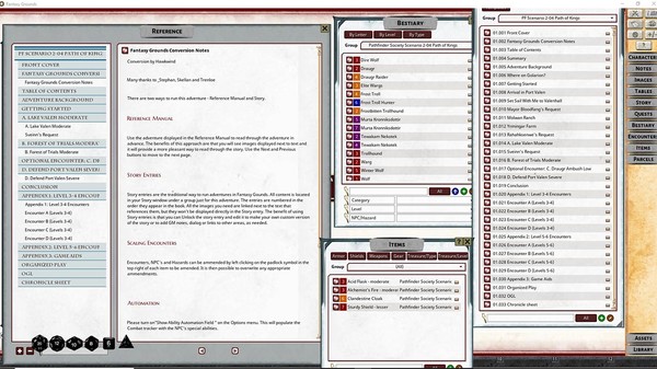 Fantasy Grounds - Pathfinder 2 RPG - Pathfinder Society Scenario #2-04: Path of Kings